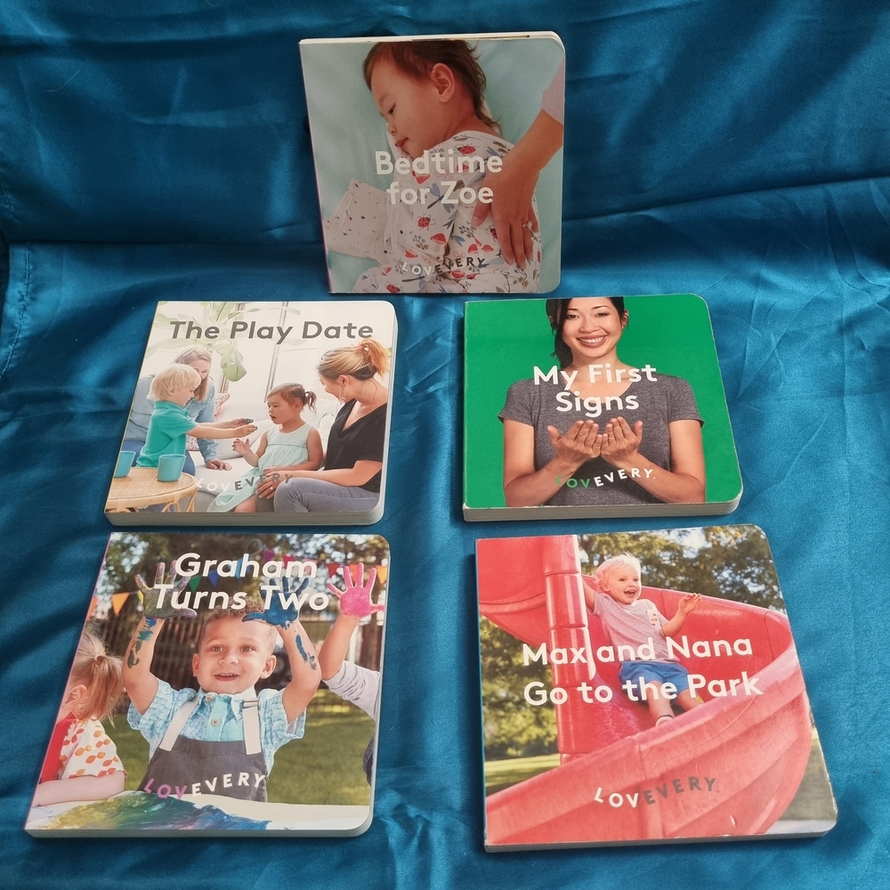 Lovevery Kids Board Book Set - Multicolor
